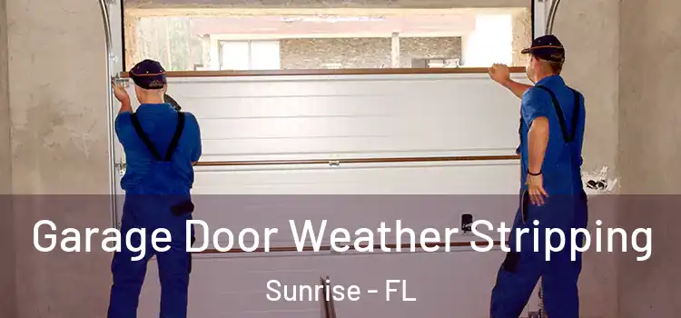  Garage Door Weather Stripping Sunrise - FL